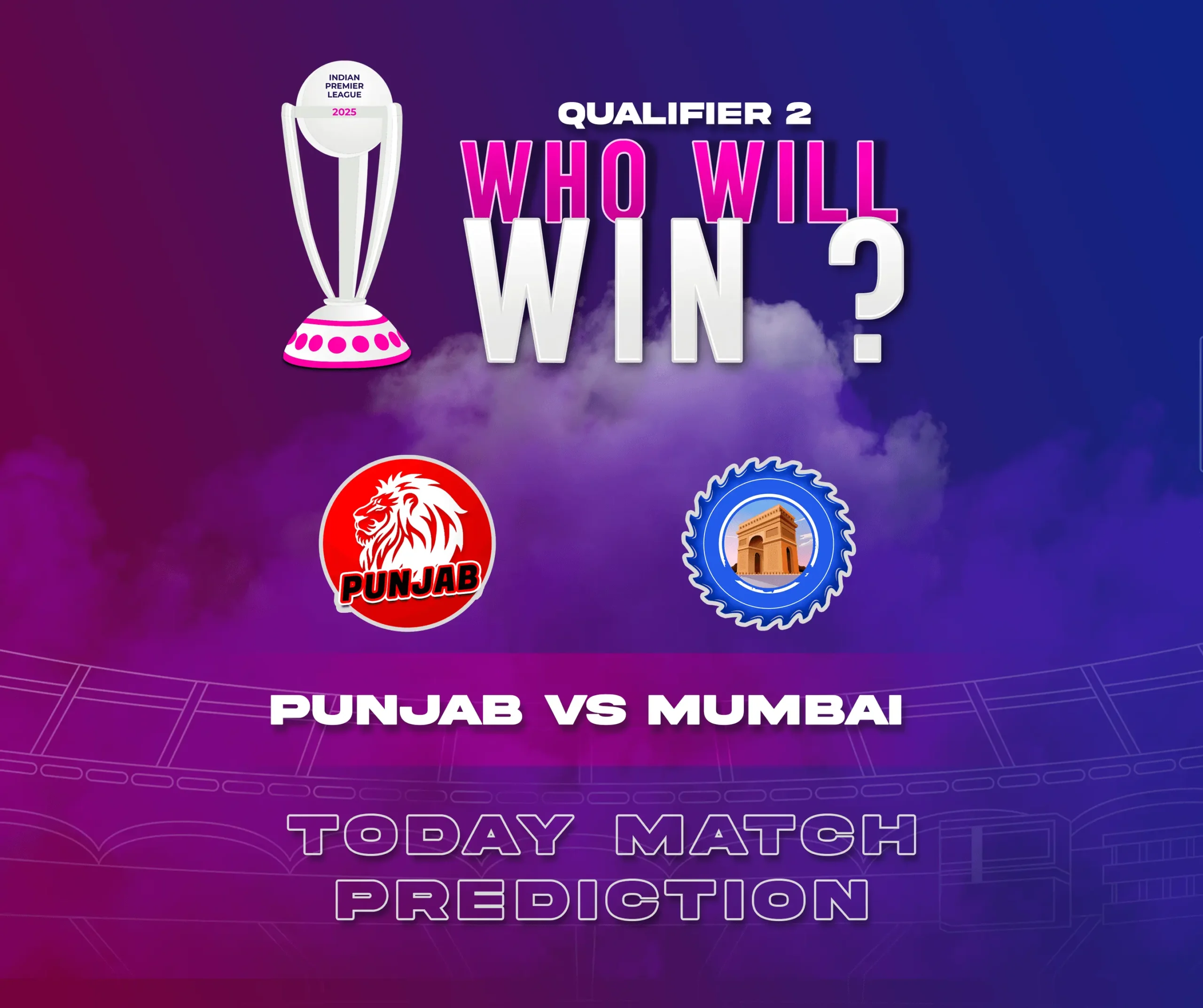 PBKS vs MI Qualifier 2 Match Prediction – Who Will Win?