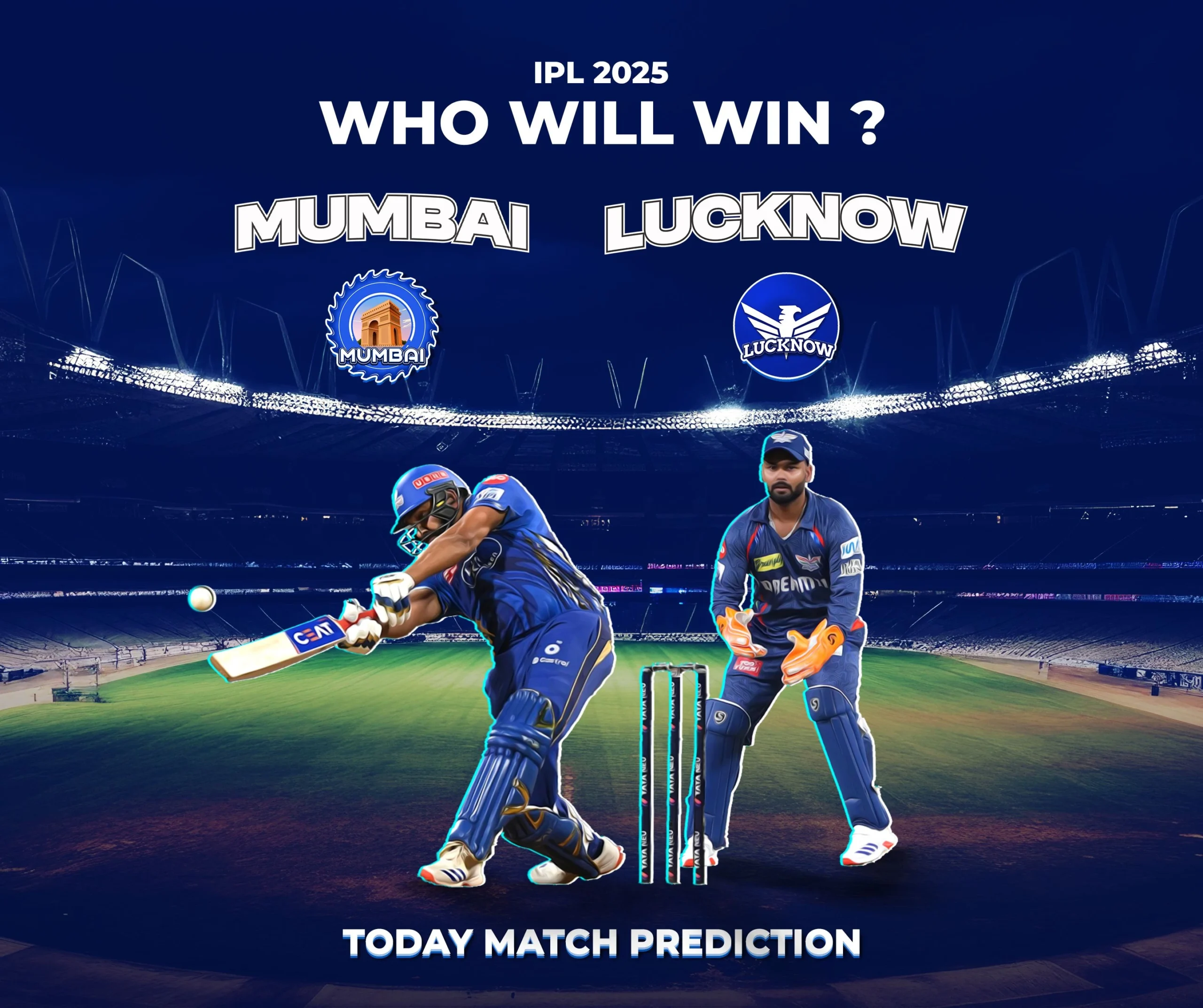 Mumbai Indians vs Lucknow Super Giants Today Match Prediction – Who will win?