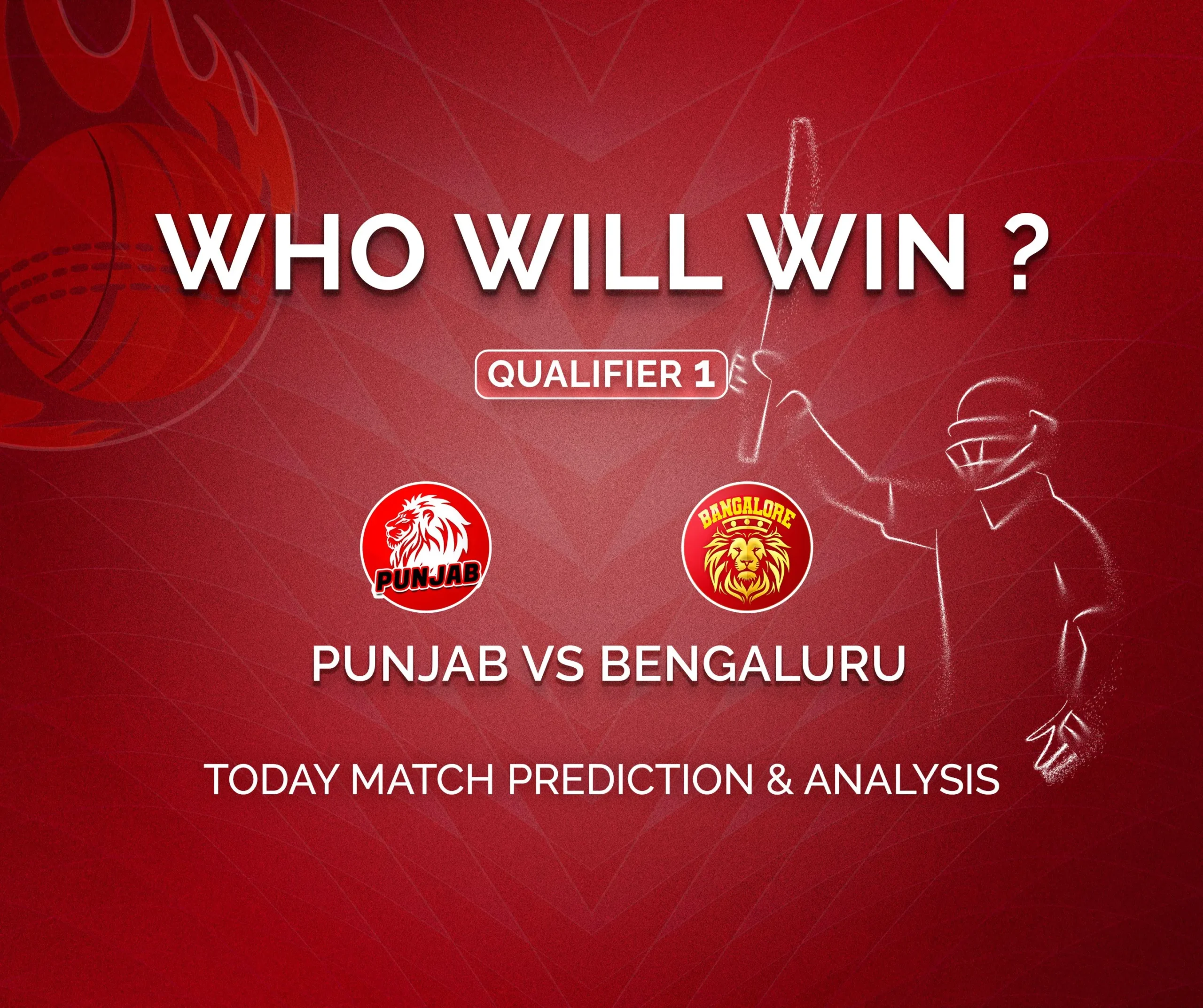 PBKS vs RCB Qualifier 1 Today Match Prediction – Who Will Win?