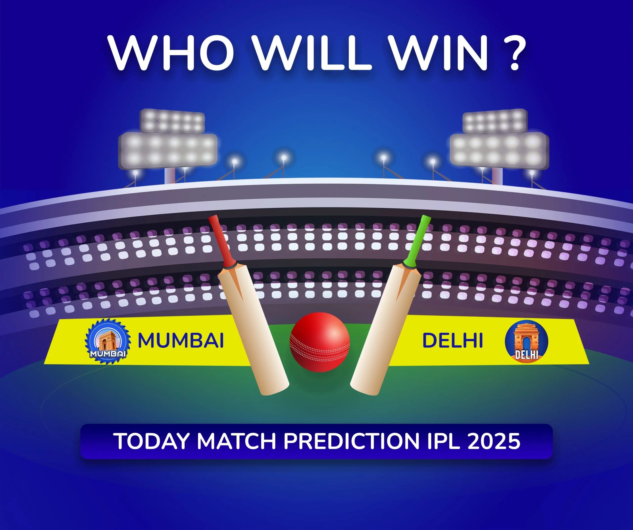 Mumbai vs Delhi Today’s Match Prediction who will win : IPL 2025 63 Match