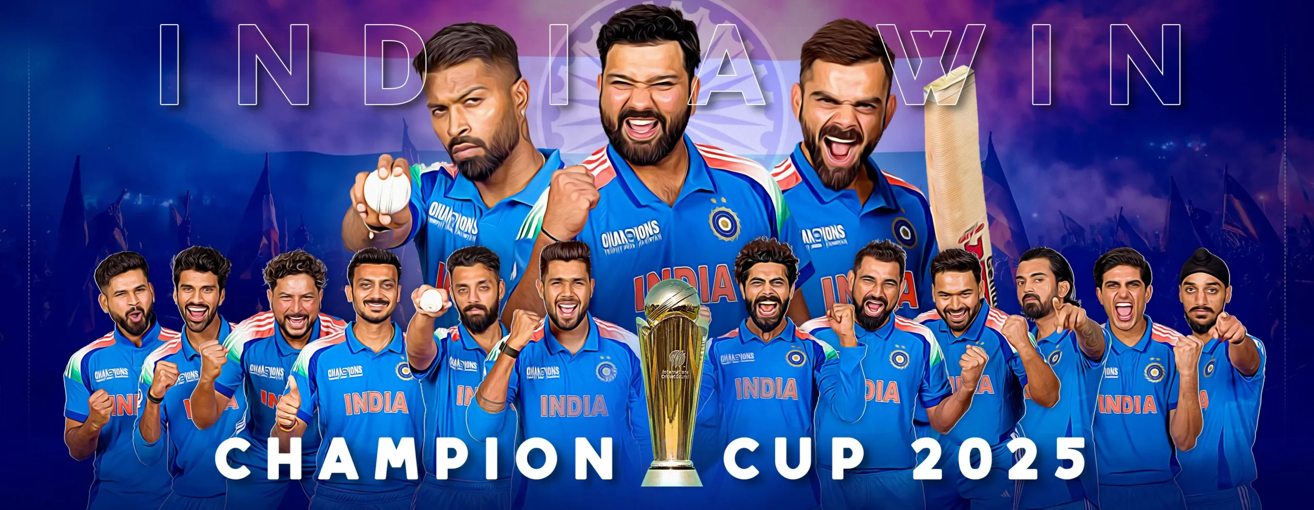 Champions Trophy Finals Highlights: How Rohit, Rahul, and the Spinners Beat New Zealand